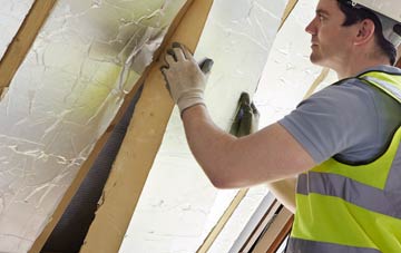 Knockdown loft insulation