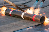 Knockdown flat roof sealing